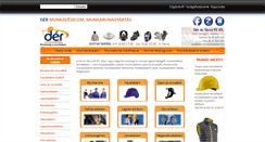 Desktop Screenshot of der-munkavedelem.hu